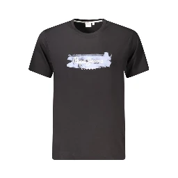 تيشيرت قطني أسود