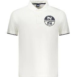 White Cotton Polo Shirt