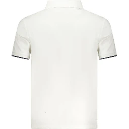 White Cotton Polo Shirt