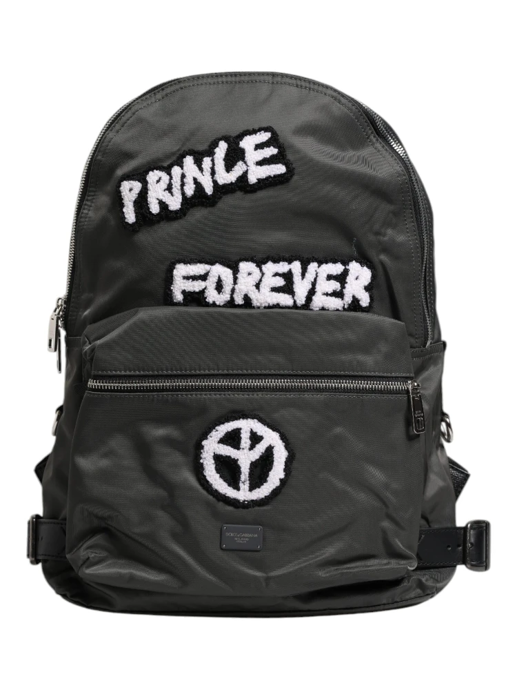 Gray Nylon Prince Forever School Travel Backpack Bag alternative
