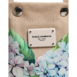 Multicolor Floral Canvas TANIA Top Handle Tote Bag