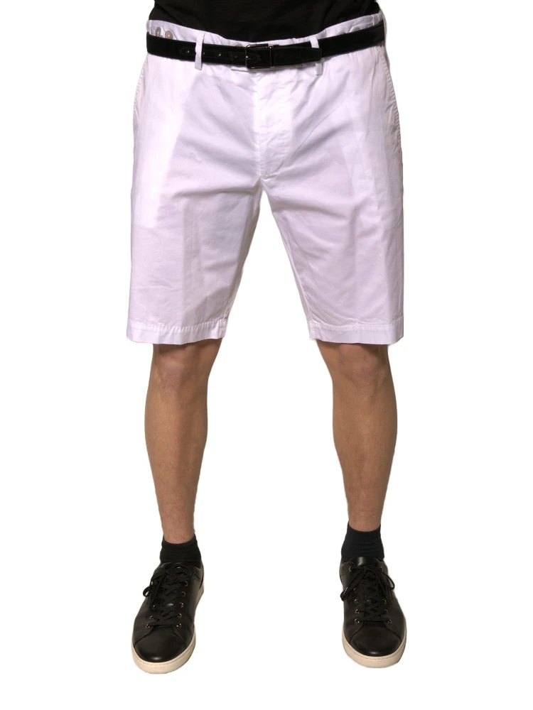 White Chinos Cotton Stretch Casual Shorts alternative