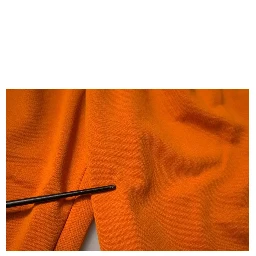 Orange Cotton Men Casual Cargo Bermuda Shorts