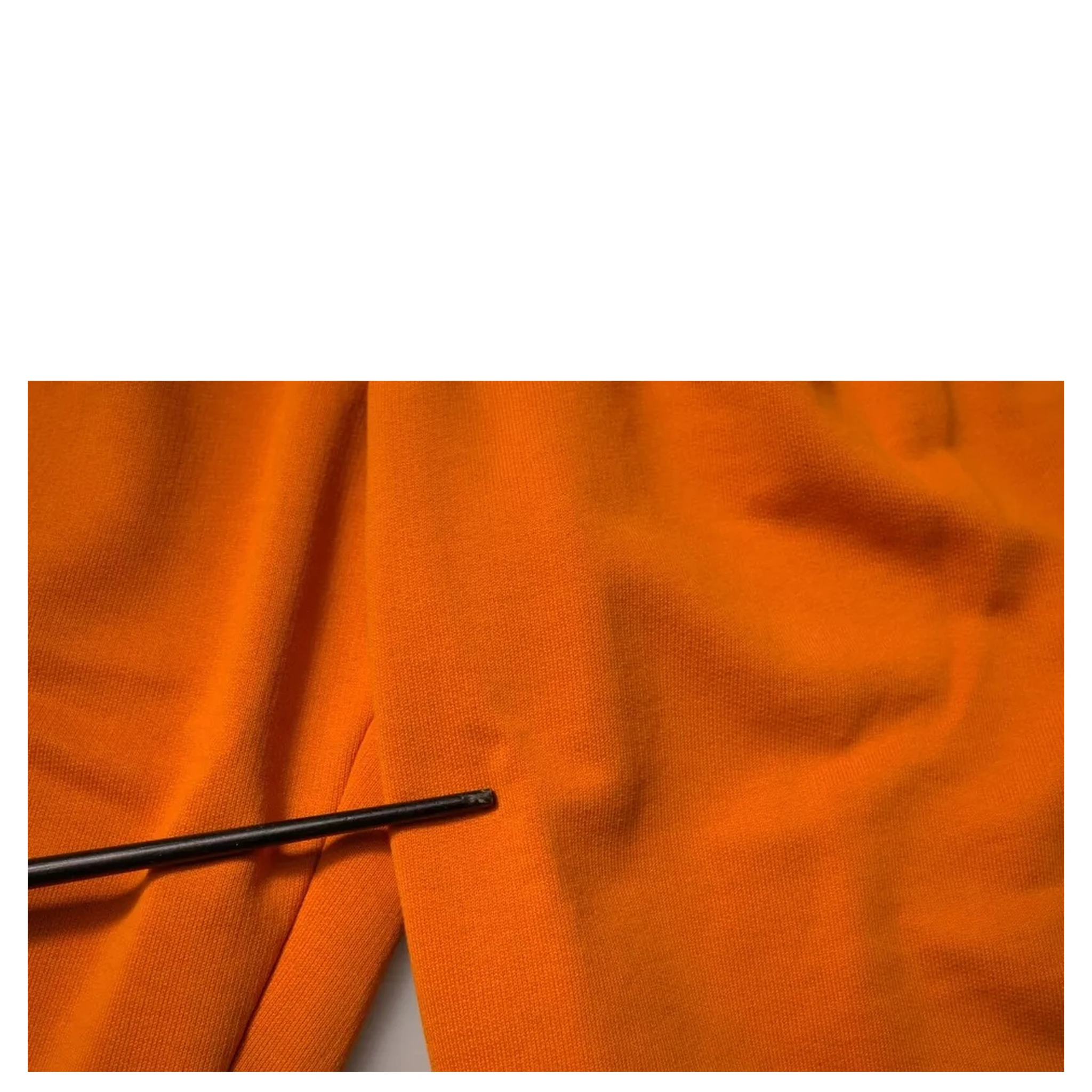 Orange Cotton Men Casual Cargo Bermuda Shorts