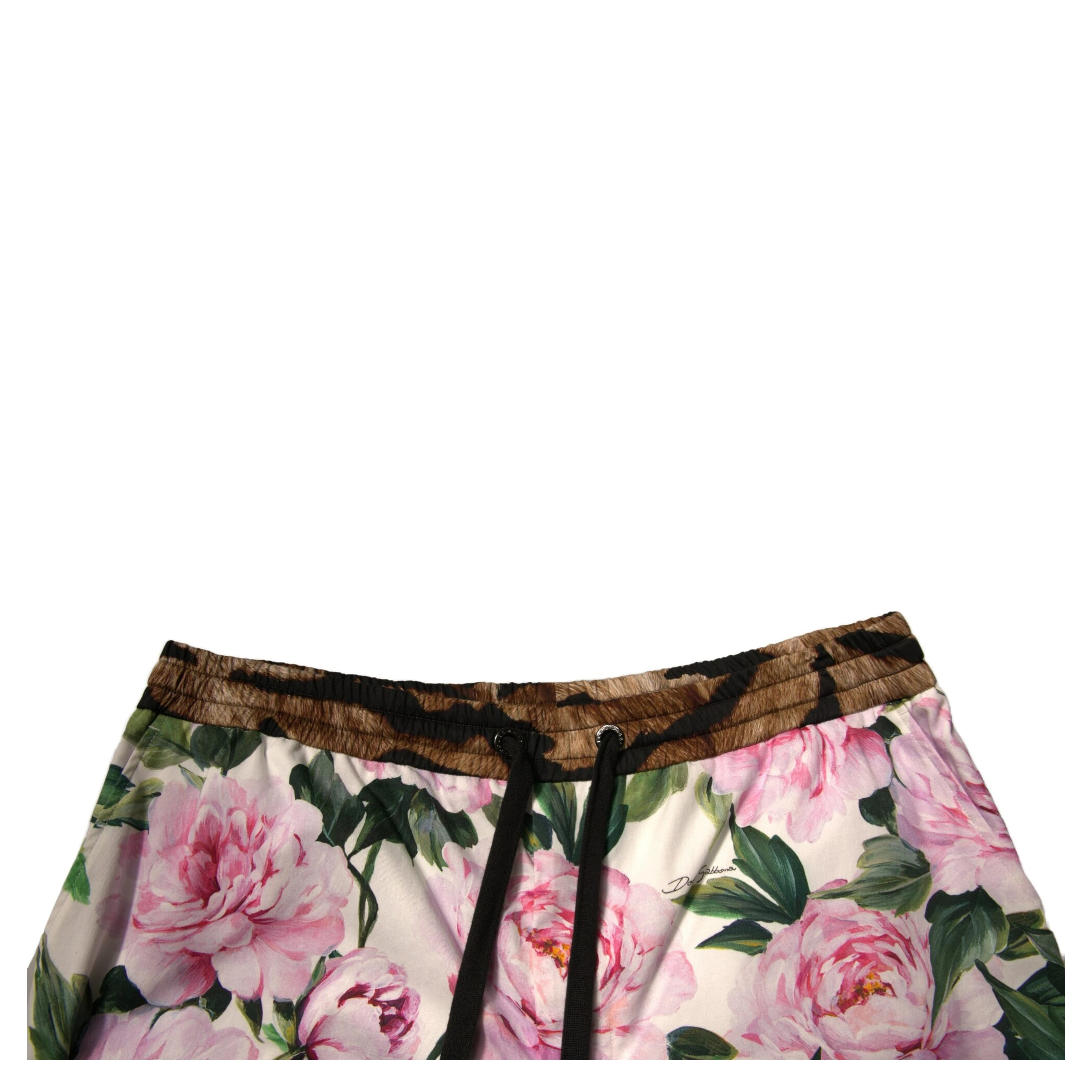 Multicolor Floral Cotton Men Bermuda Shorts