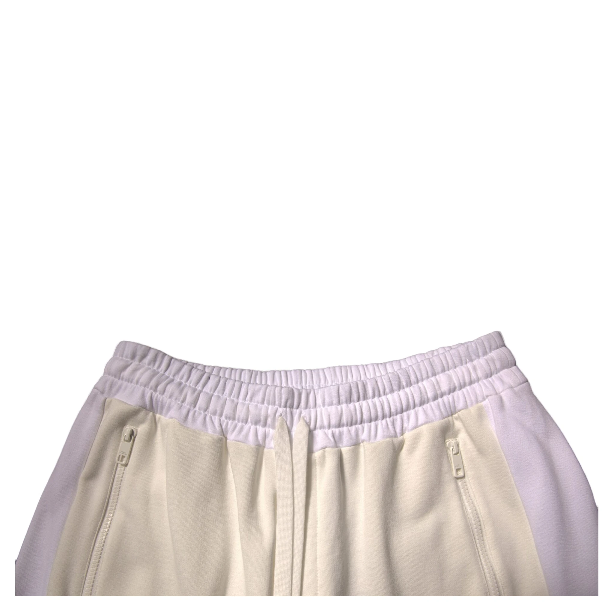 Beige Cotton Men Casual Cargo Bermuda Shorts