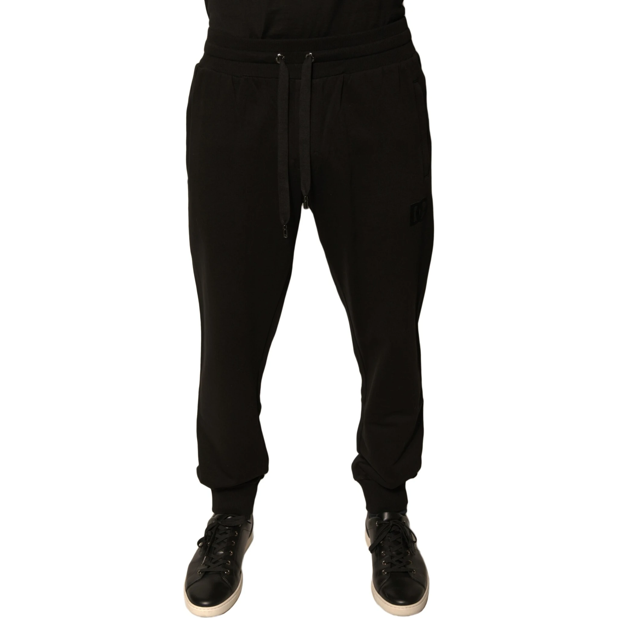 Black Cotton Jogger Men Sweatpants Pants