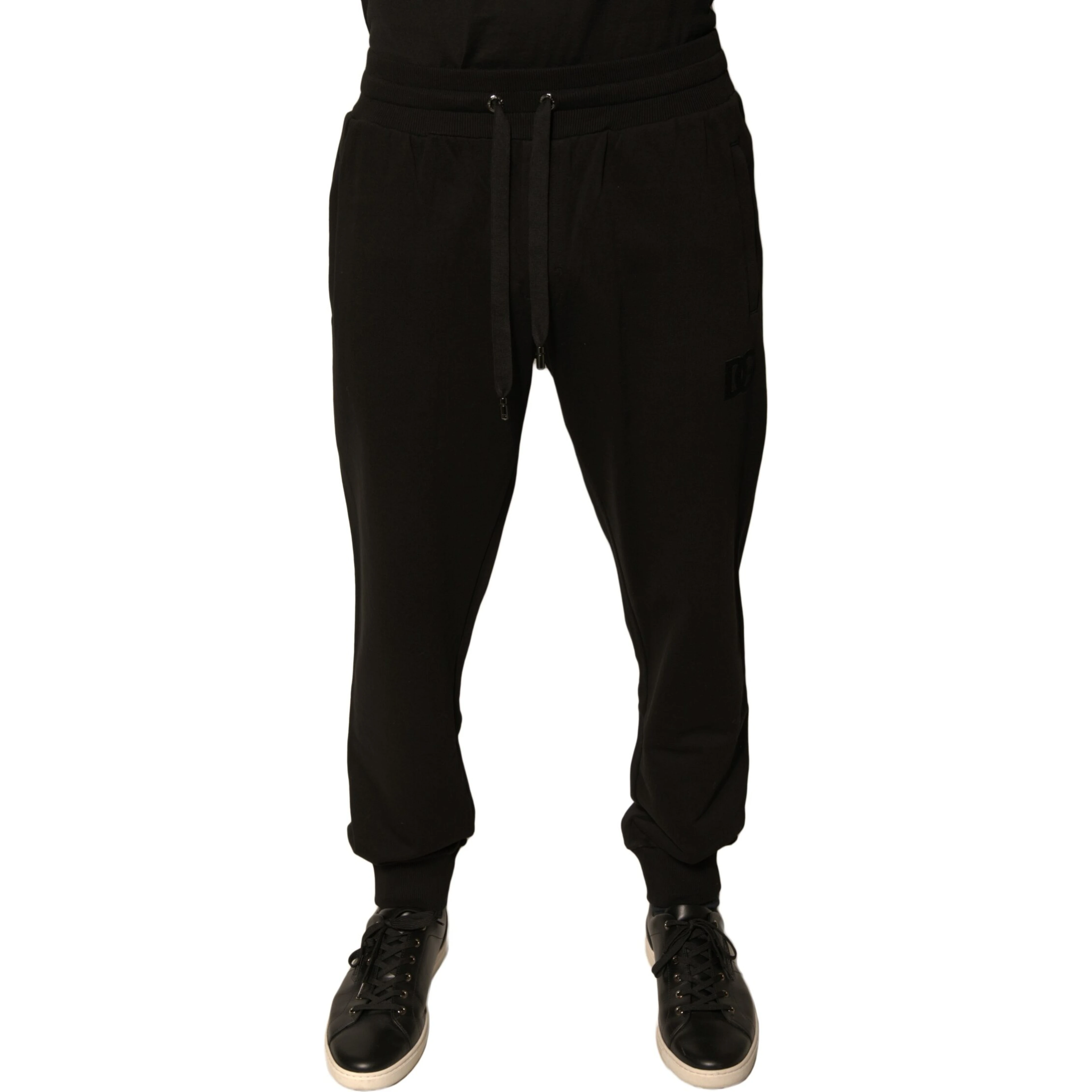Black Cotton Jogger Men Sweatpants Pants