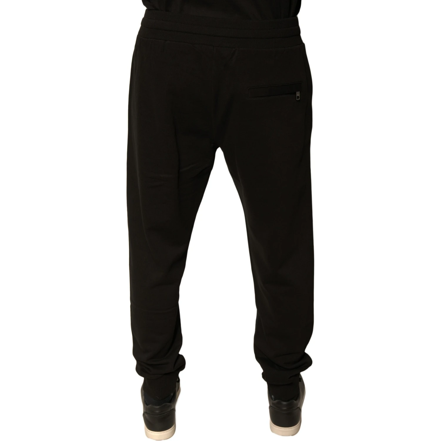 Black Cotton Jogger Men Sweatpants Pants