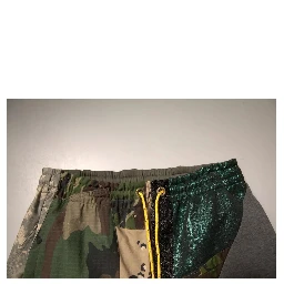 Multicolor Patchwork Cotton Jogger Sweatpants Pants