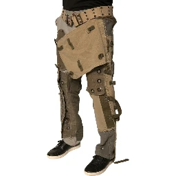 Multicolor Reconstructed Flight Cargo Pants