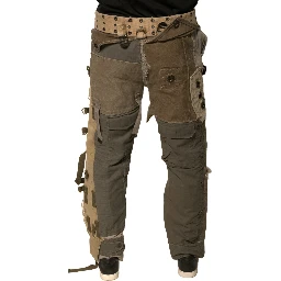 Multicolor Reconstructed Flight Cargo Pants