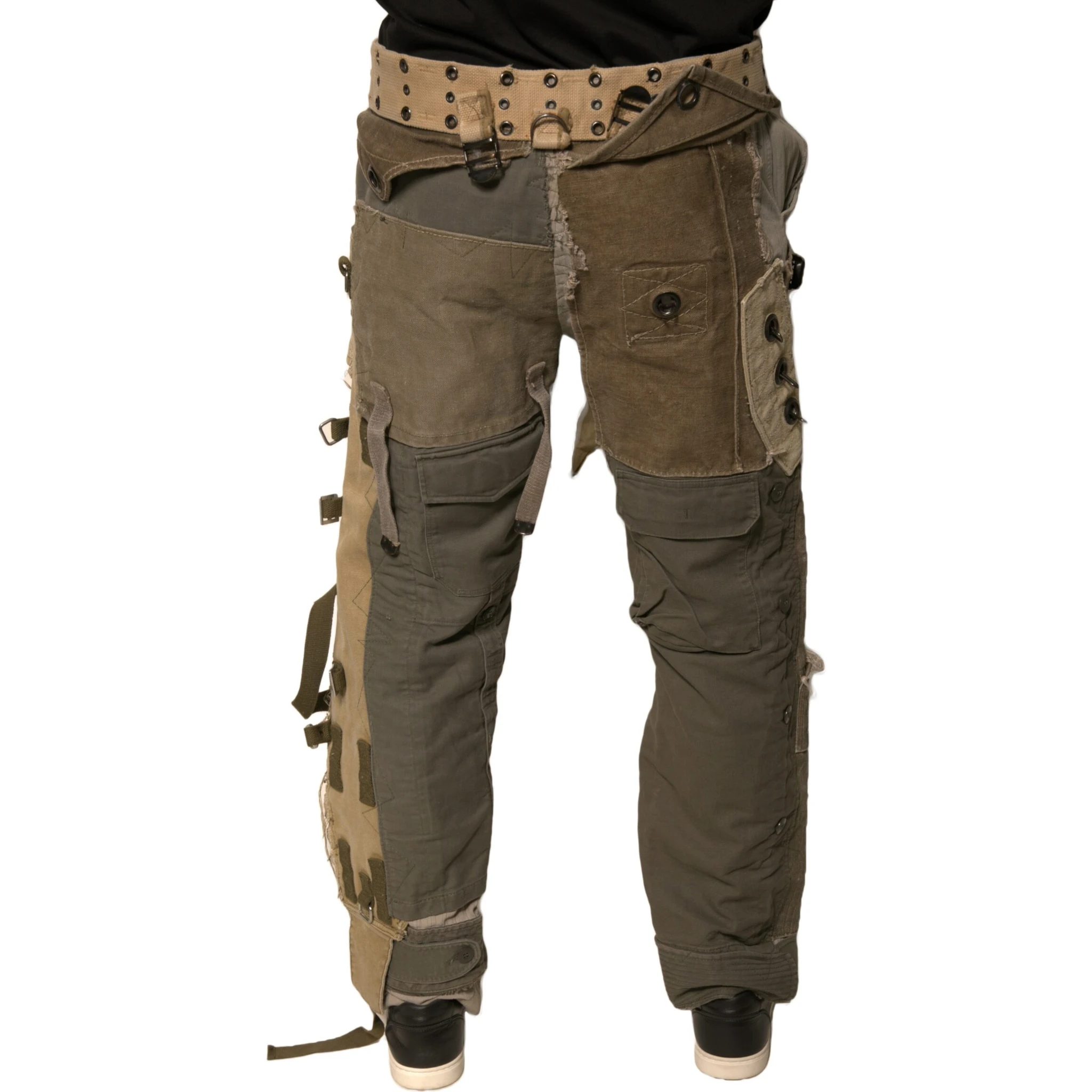 Multicolor Reconstructed Flight Cargo Pants