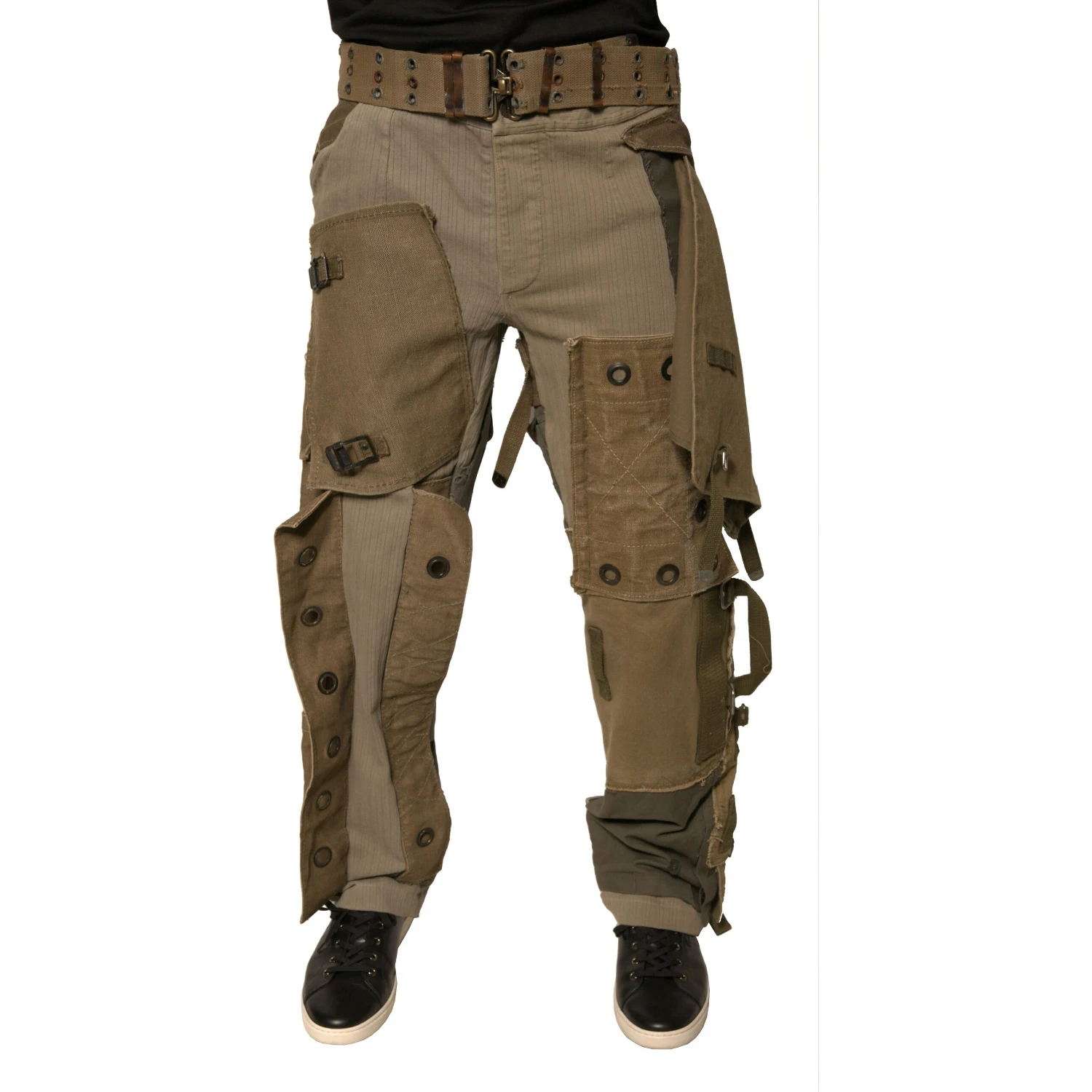 Multicolor Reconstructed Flight Cargo Pants