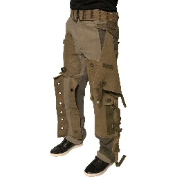 Multicolor Reconstructed Flight Cargo Pants