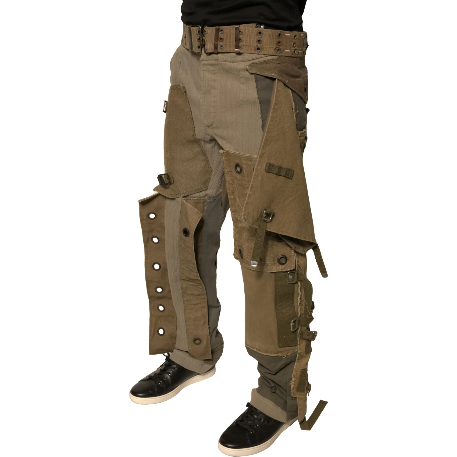 Multicolor Reconstructed Flight Cargo Pants