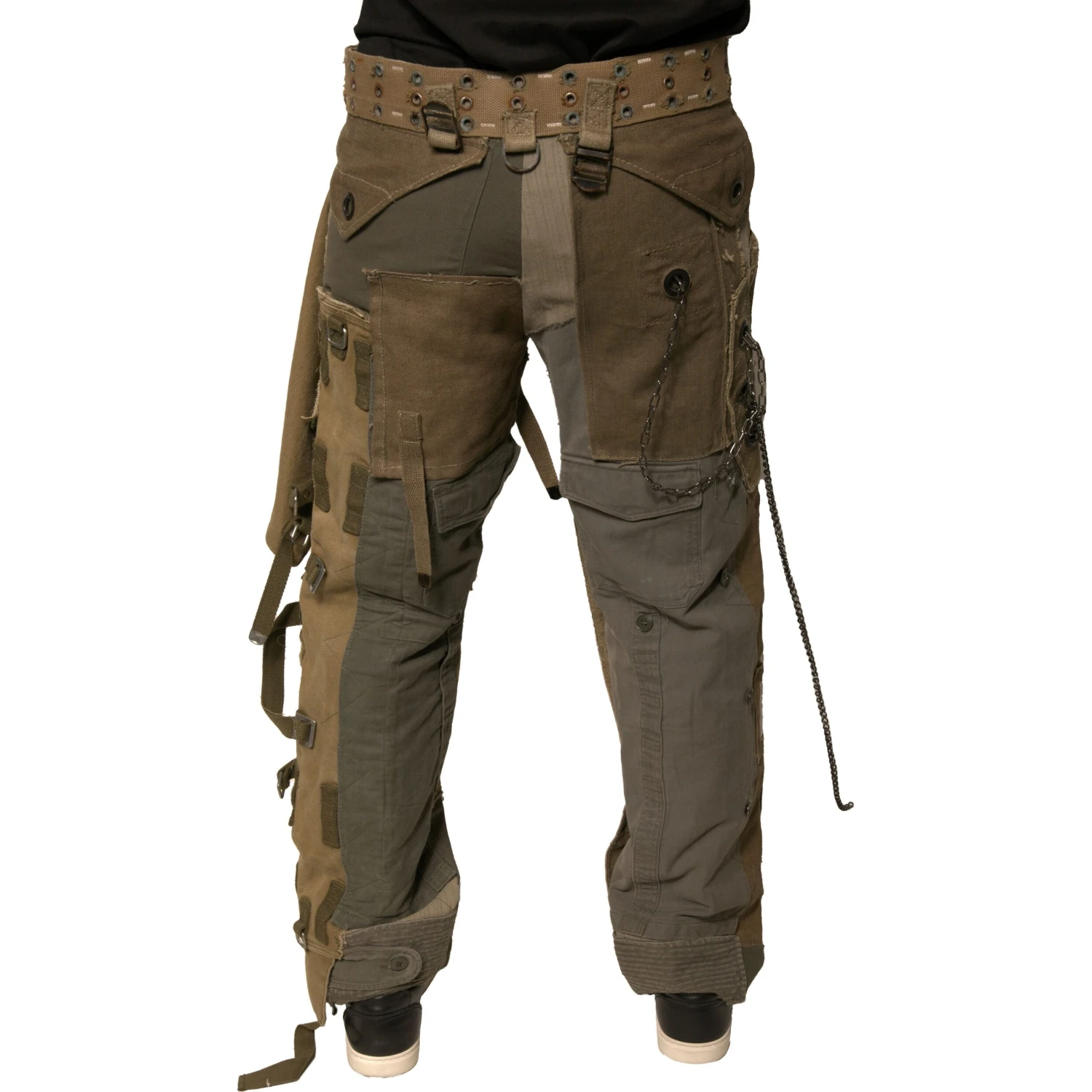 Multicolor Reconstructed Flight Cargo Pants