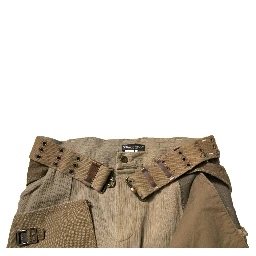 Multicolor Reconstructed Flight Cargo Pants