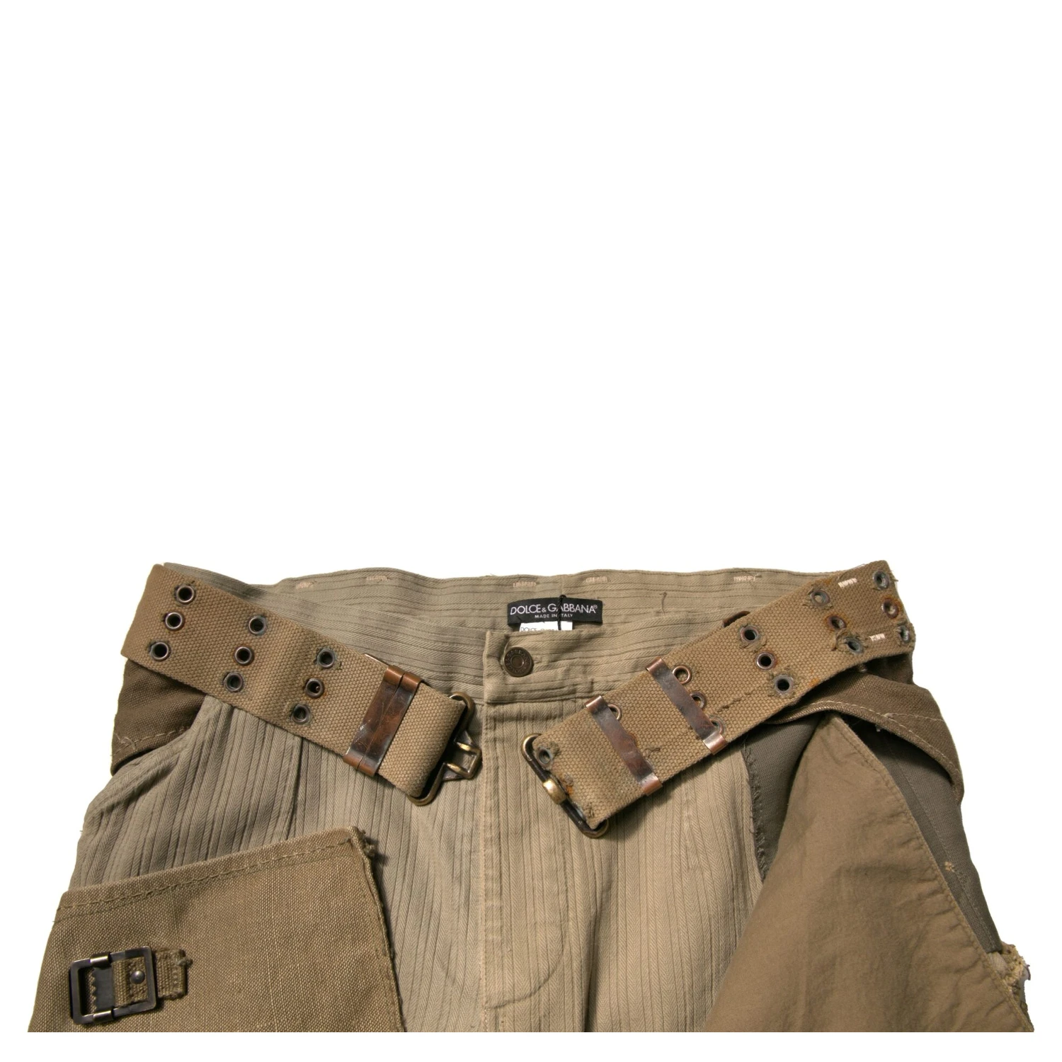 Multicolor Reconstructed Flight Cargo Pants