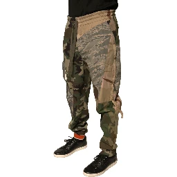 Multicolor Camouflage Jogger Sweatpants Pants