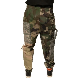 Multicolor Camouflage Jogger Sweatpants Pants