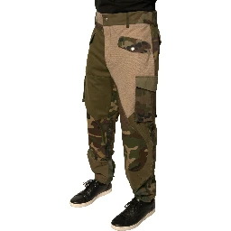 Multicolor Patchwork Flight Cargo Pants