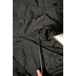 Black Crown Nylon Jogger Sweatpants Pants