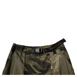 Green Cotton Jogger Cargo Pants