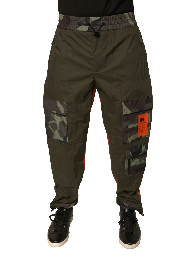 Multicolor Camouflage Jogger Cargo Pants