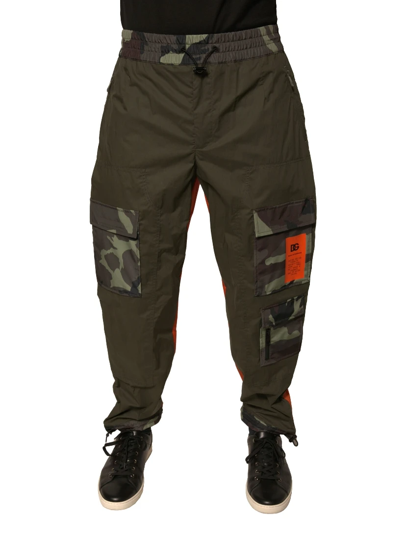 Multicolor Camouflage Jogger Cargo Pants