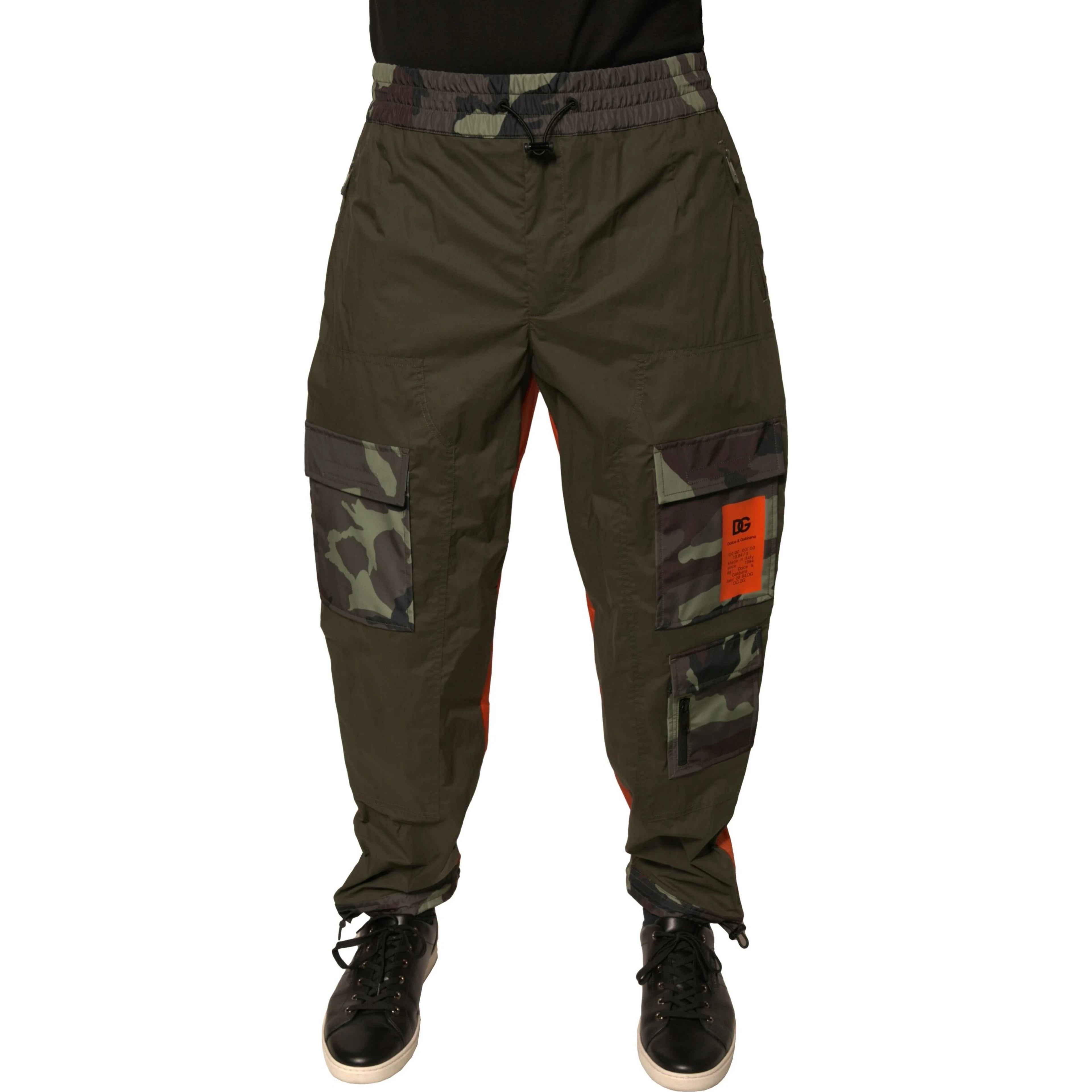 Multicolor Camouflage Jogger Cargo Pants