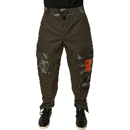 Multicolor Camouflage Jogger Cargo Pants