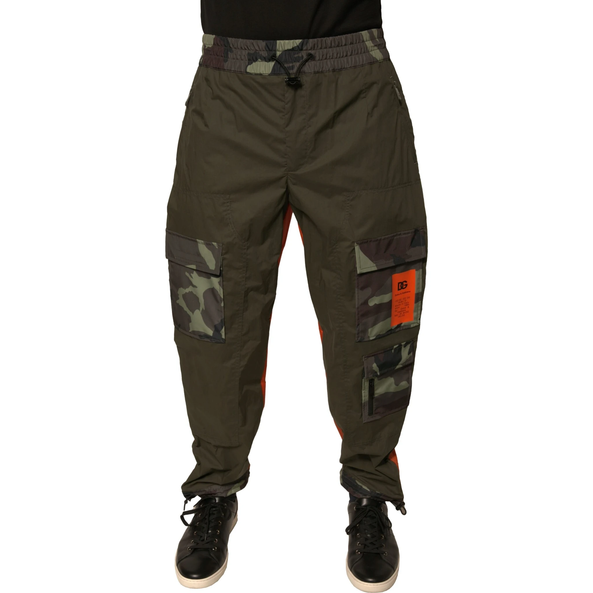Multicolor Camouflage Jogger Cargo Pants