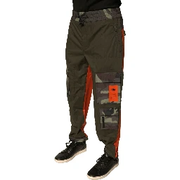 Multicolor Camouflage Jogger Cargo Pants