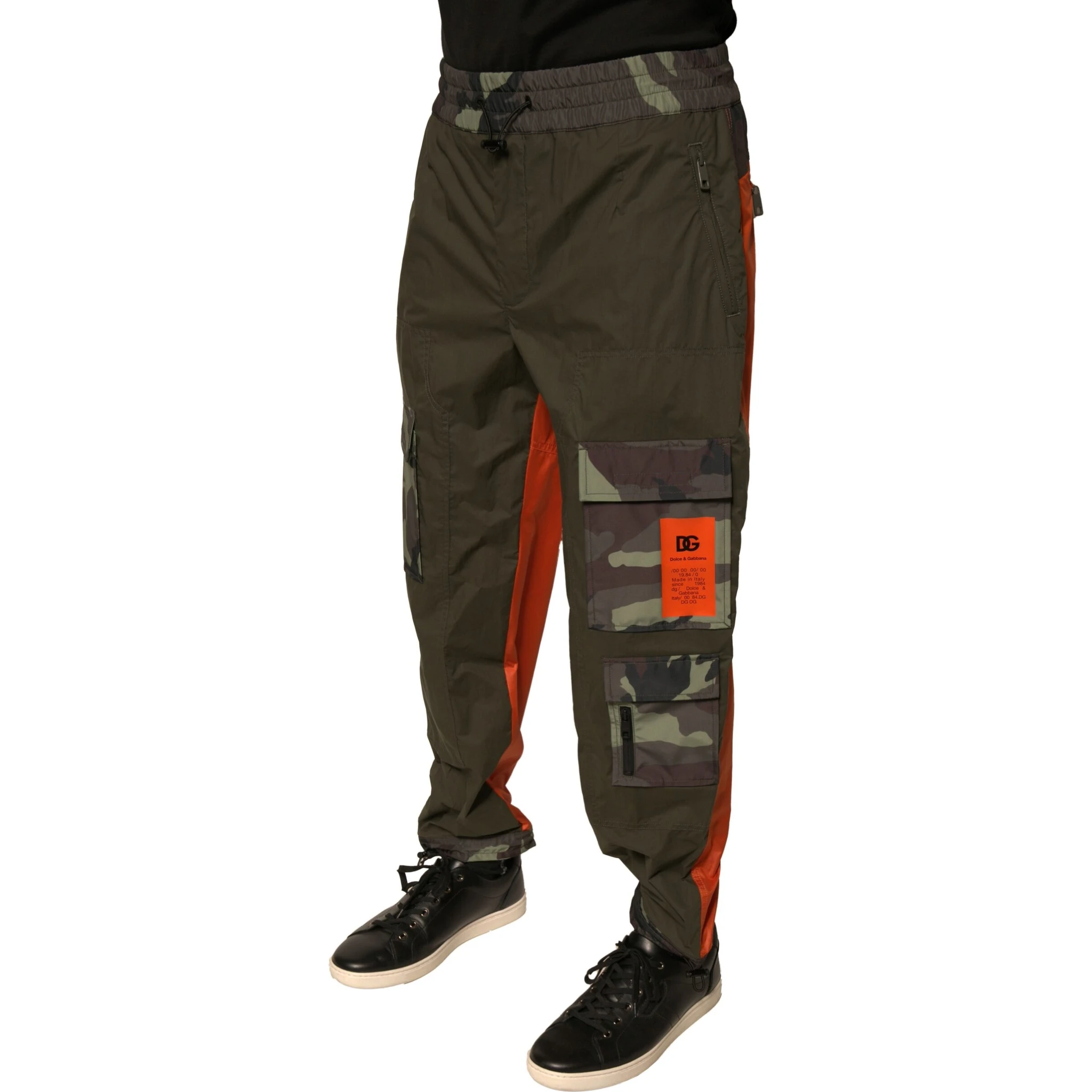 Multicolor Camouflage Jogger Cargo Pants