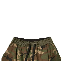 Multicolor Camouflage Cargo Sweatpants Pants