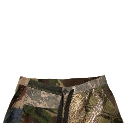 Multicolor Patchwork Men Jogger Pants