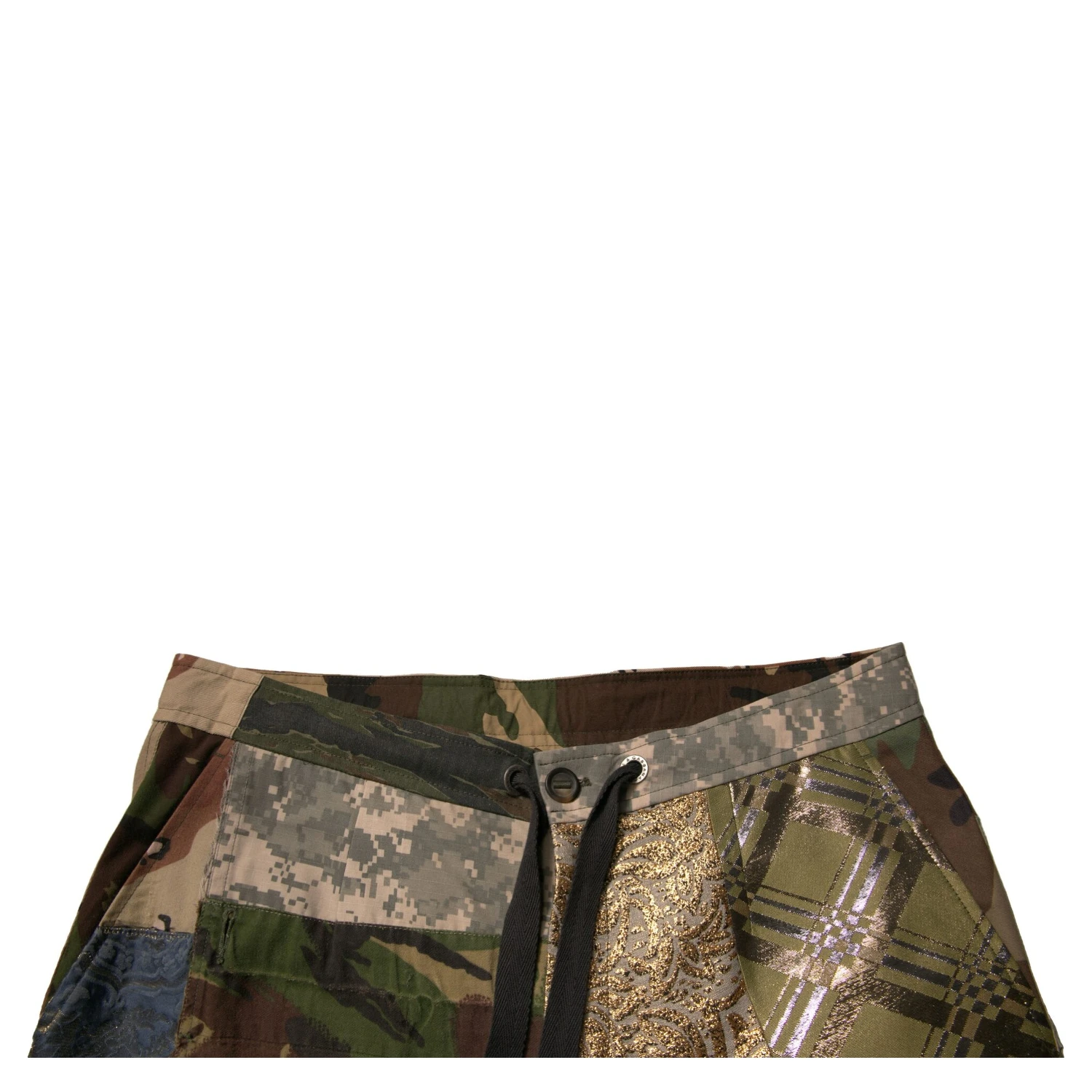Multicolor Patchwork Men Jogger Pants