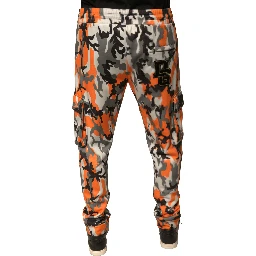 Multicolor Camouflage Cargo Jogger Pants