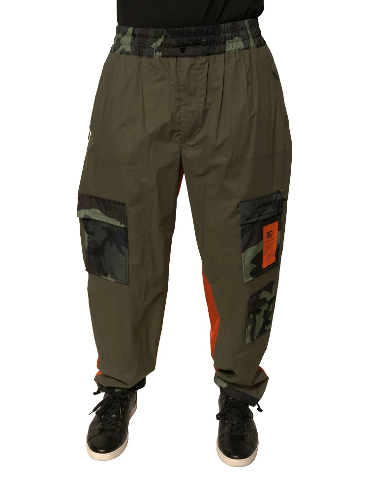 Multicolor Camouflage Jogger Cargo Pants