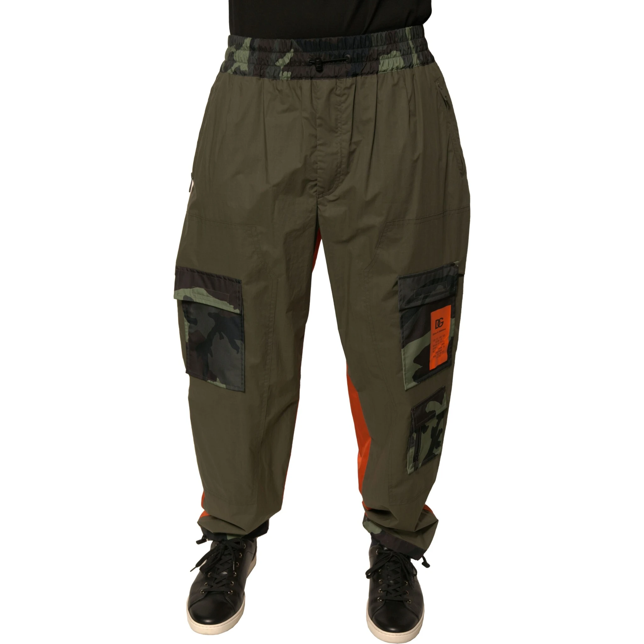 Multicolor Camouflage Jogger Cargo Pants