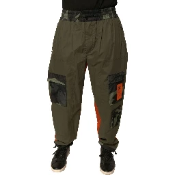 Multicolor Camouflage Jogger Cargo Pants