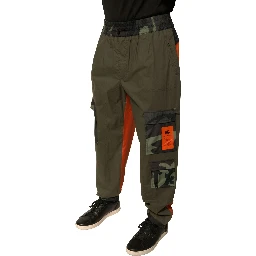 Multicolor Camouflage Jogger Cargo Pants