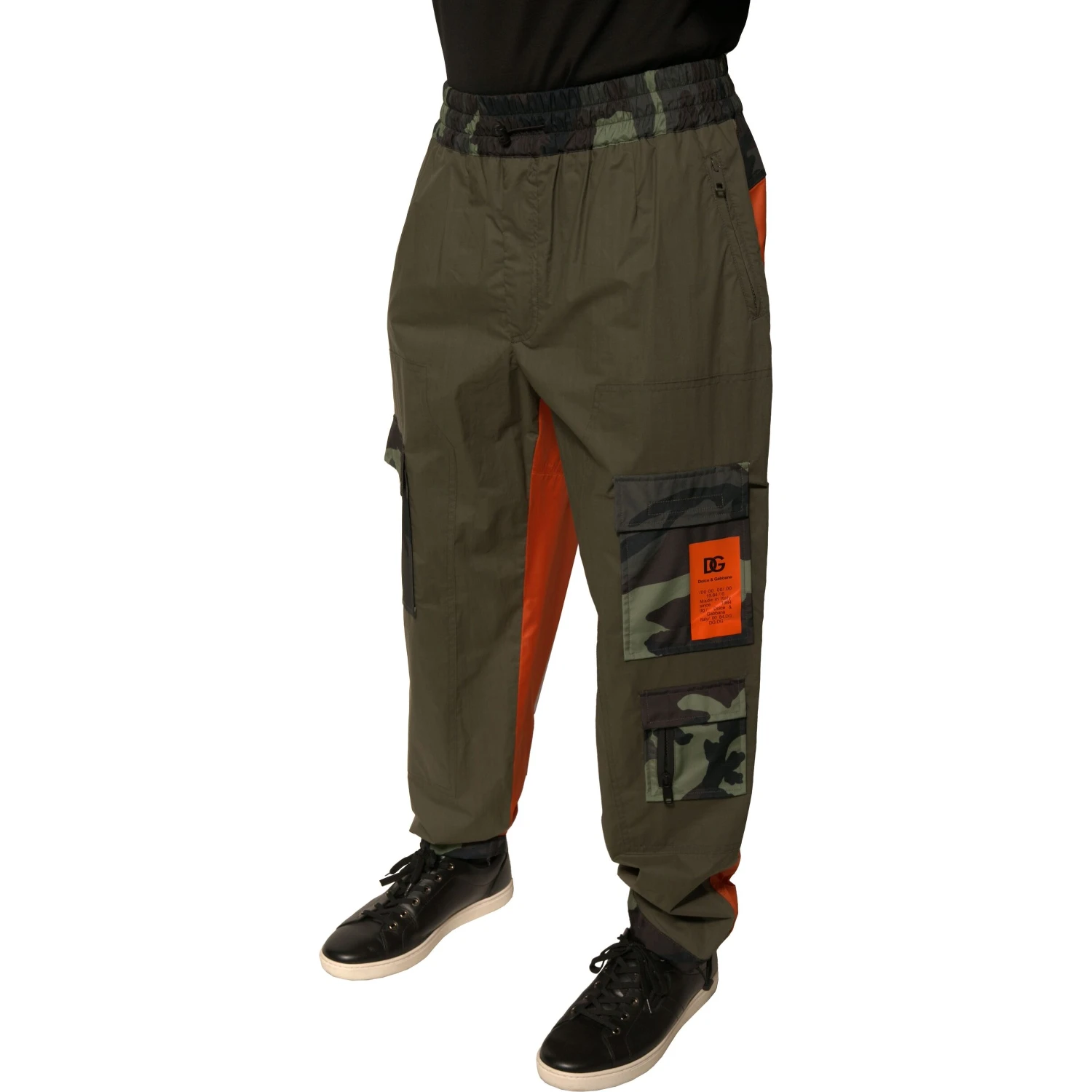Multicolor Camouflage Jogger Cargo Pants