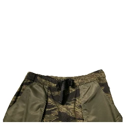 Green Cotton Jogger Cargo Pants