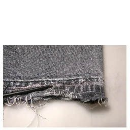 Gray Logo Cotton Stretch Skinny Denim Jeans