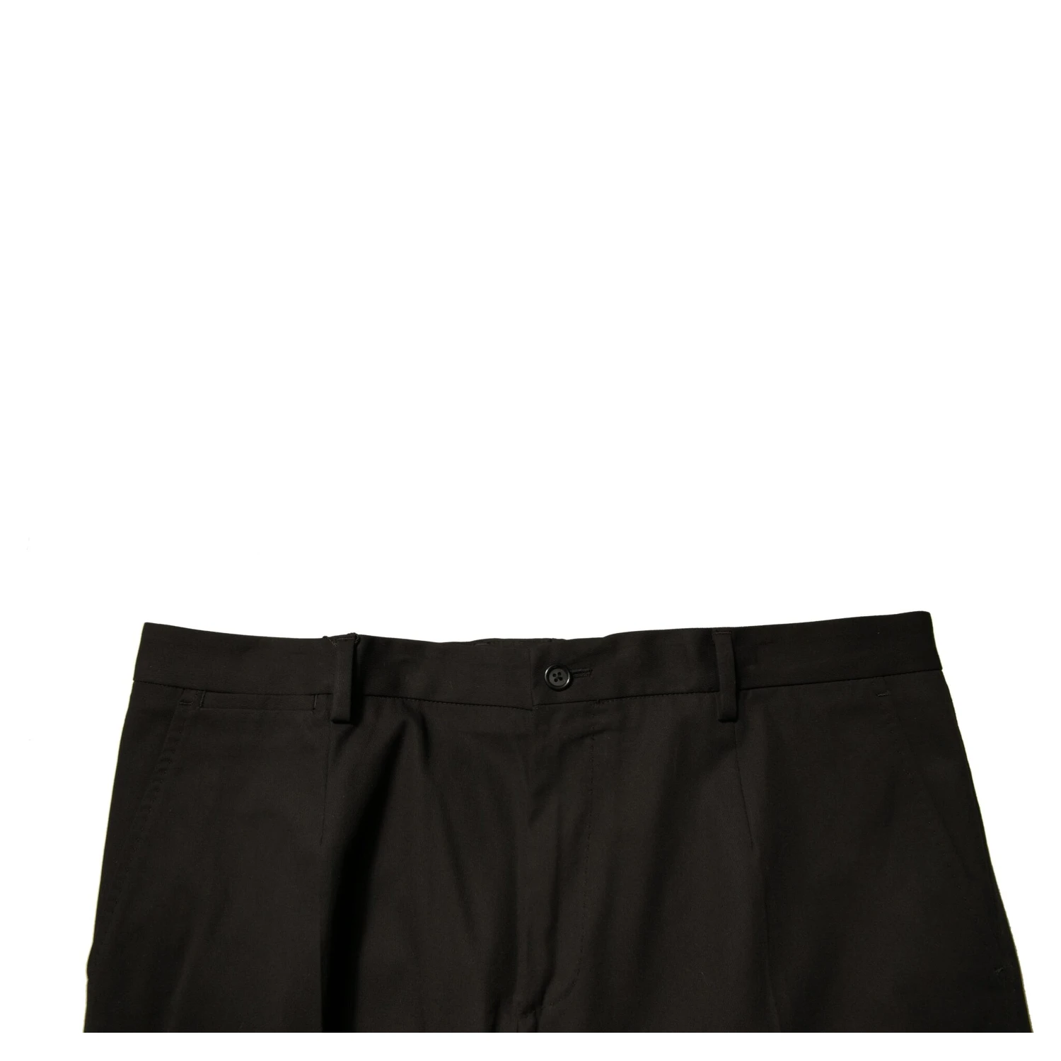 Black Cotton Men Cargo Casual Pants
