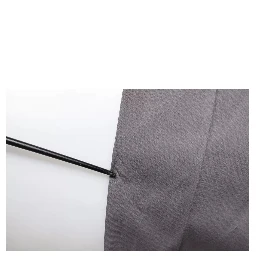 Dark Gray Mid Waist Dress Pants