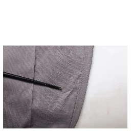 Dark Gray Mid Waist Dress Pants