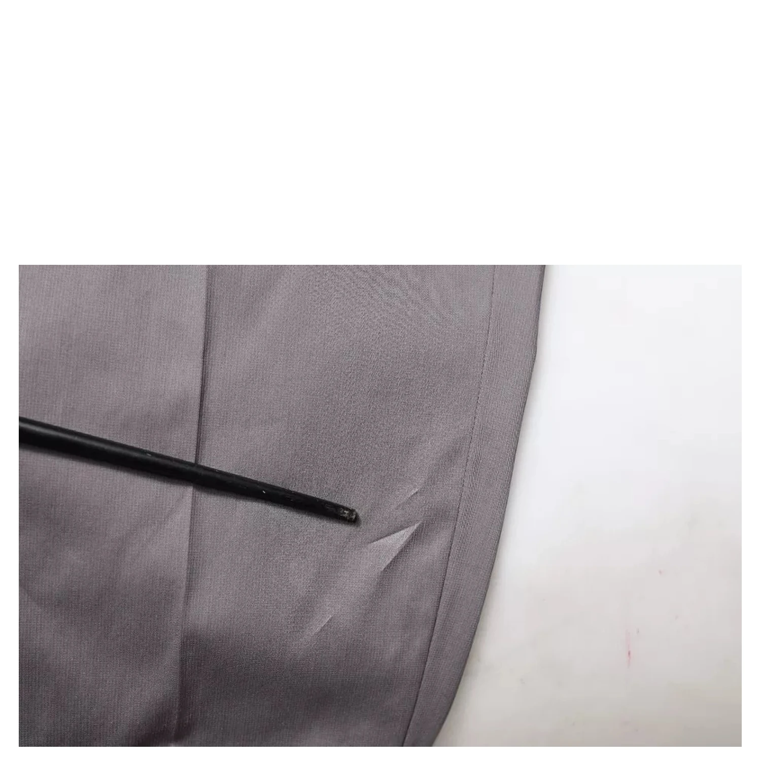 Dark Gray Mid Waist Dress Pants